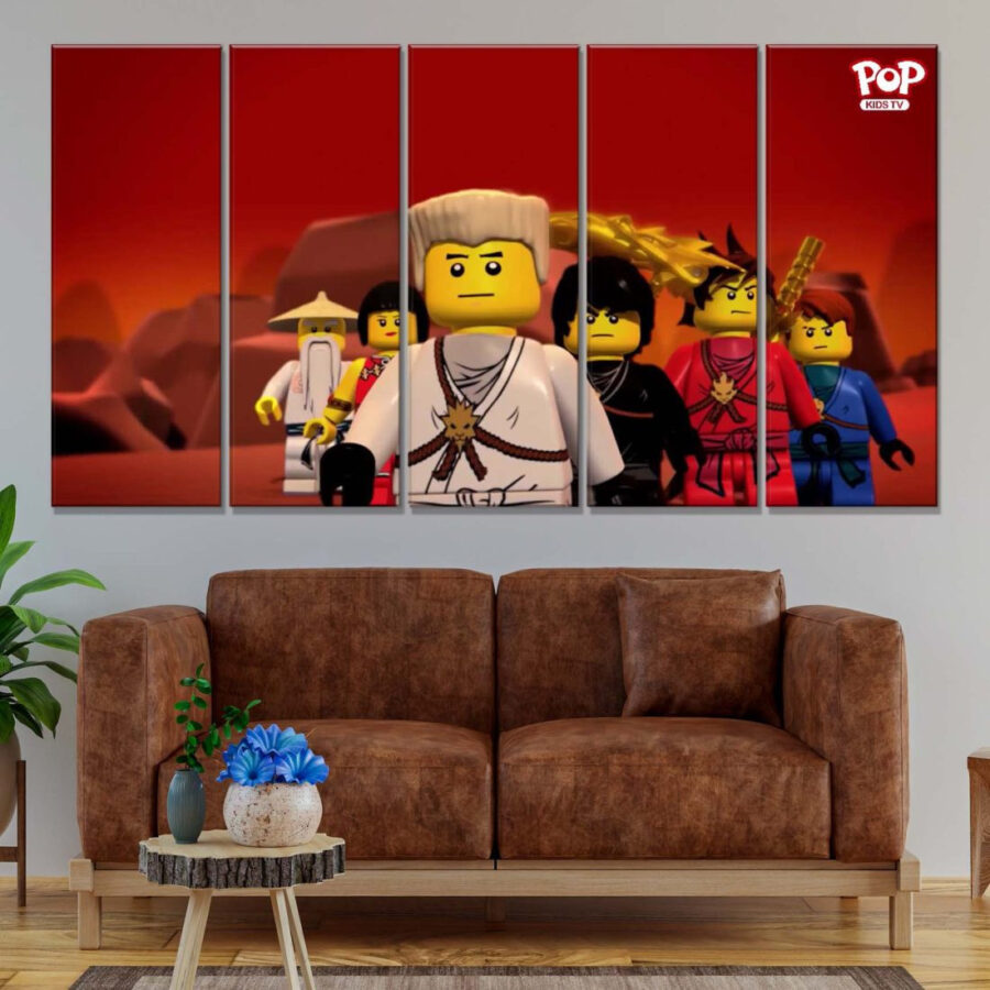 Ninjago Alle Charaktere 32 Leinwandbilder – Bild 2