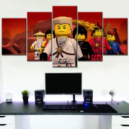 Ninjago Alle Charaktere 32 Leinwandbilder