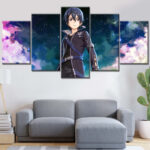 Sword Art Online Kirito 5 Leinwandbilder