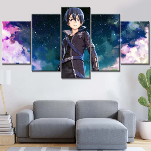 Sword Art Online Kirito 5 Leinwandbilder