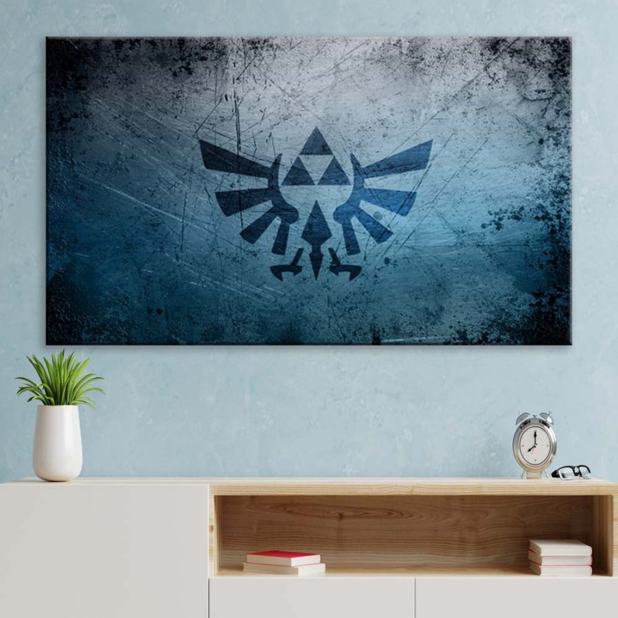 The Legend of Zelda Triforce 4 Leinwandbilder – Bild 3
