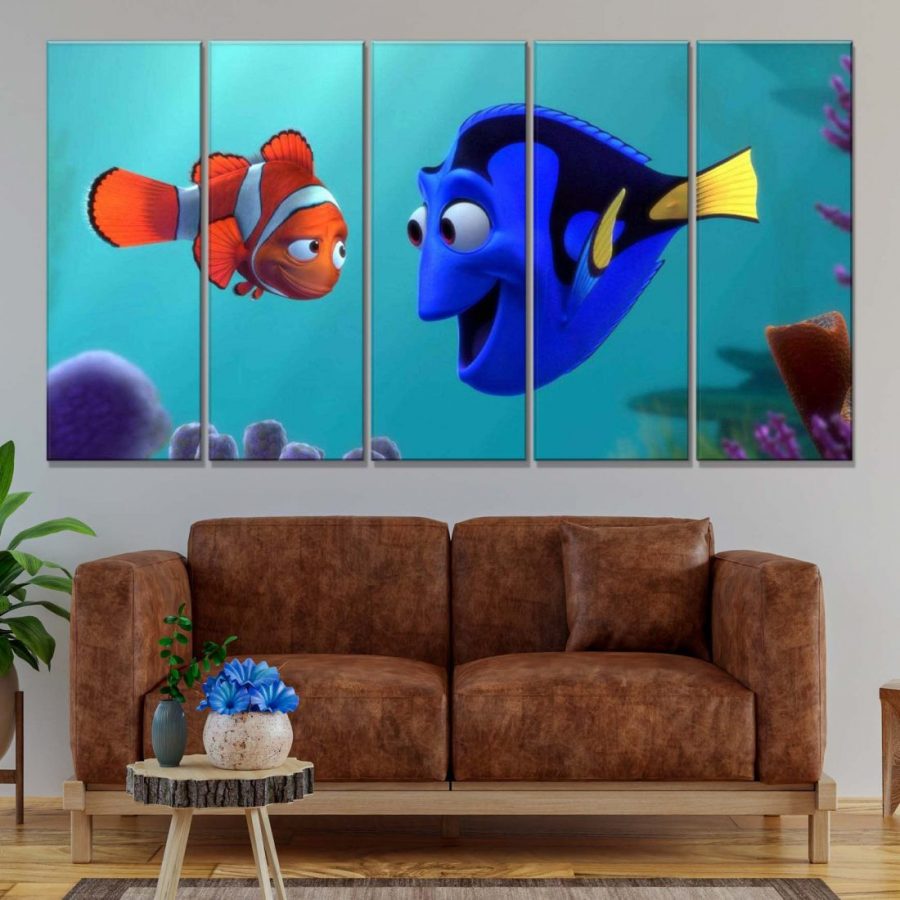 Findet Nemo Figuren 17 Leinwandbilder – Bild 2