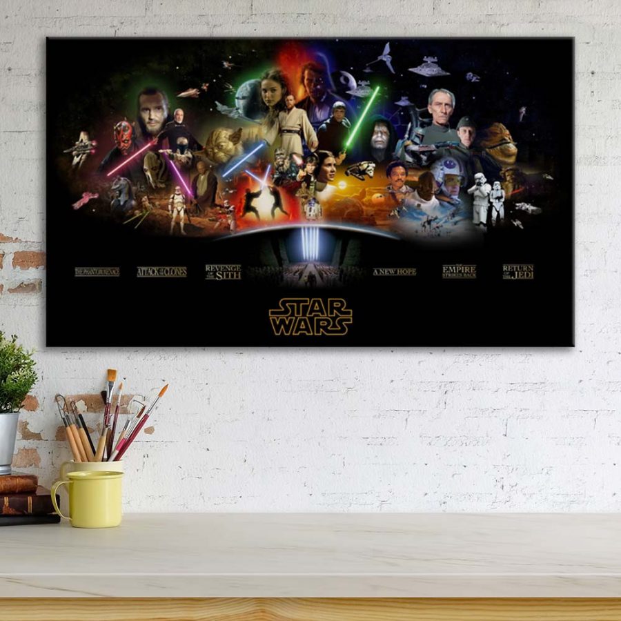 allen Charakteren aus Star Wars Leinwandbilder – Bild 3