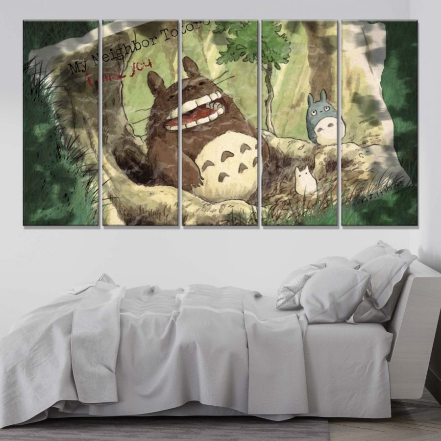 Mein Nachbar Totoro Alle Charaktere 19 Leinwandbilder – Bild 2
