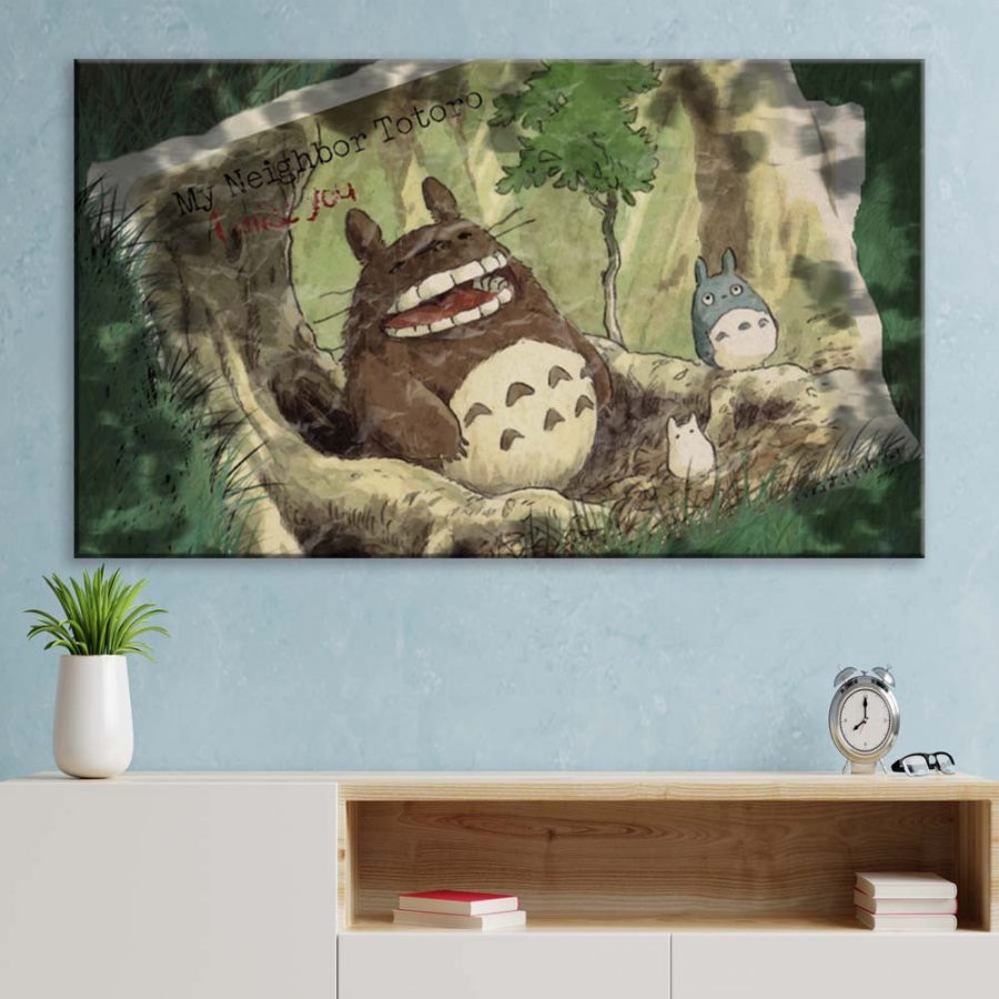 Mein Nachbar Totoro Alle Charaktere 19 Leinwandbilder – Bild 3