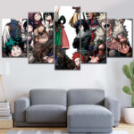 My Hero Academia Alle Charaktere 12 Leinwandbilder