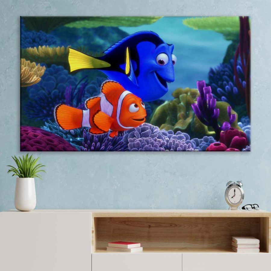 Findet Nemo Figuren 5 Leinwandbilder – Bild 3