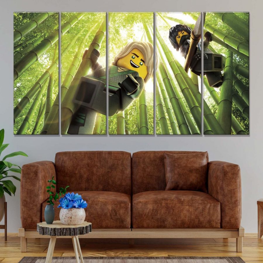 Ninjago Alle Charaktere 2 Leinwandbilder – Bild 2