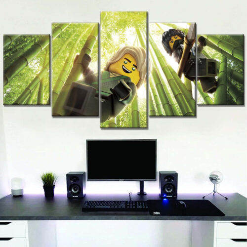 Ninjago Alle Charaktere 2 Leinwandbilder
