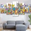 Pokemon Alle Charaktere 51 Leinwandbilder