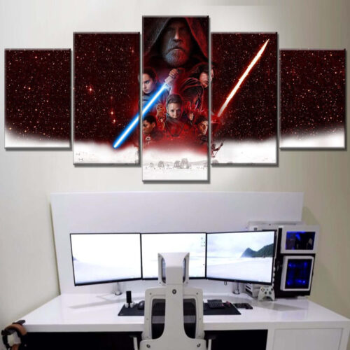 Star Wars Alle Charaktere 33 Leinwandbilder