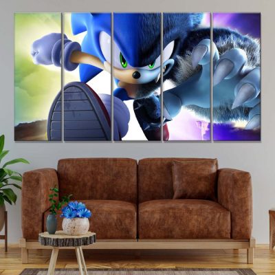 Alternative view of Sonic The Hedgehog 20 Leinwandbilder