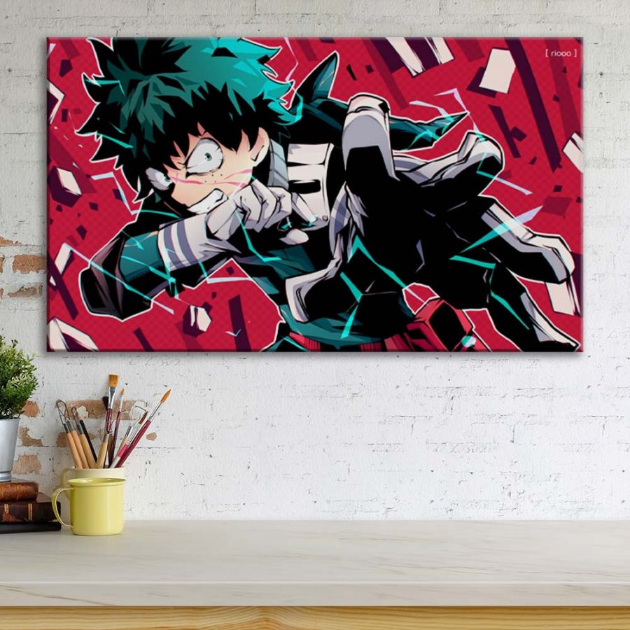 My Hero Academia Izuku Midoriya 6 Leinwandbilder – Bild 3