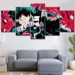 My Hero Academia Izuku Midoriya 6 Leinwandbilder
