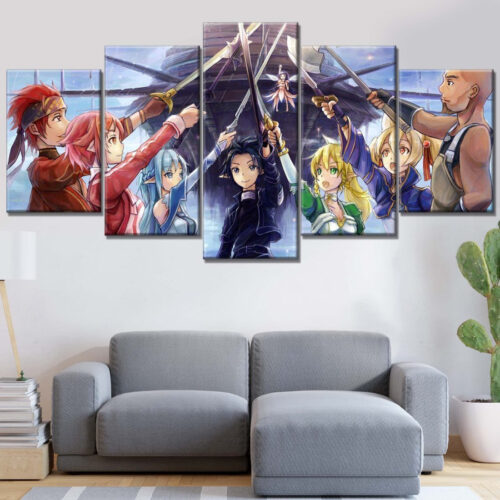 Sword Art Online Alle Charaktere 30 Leinwandbilder