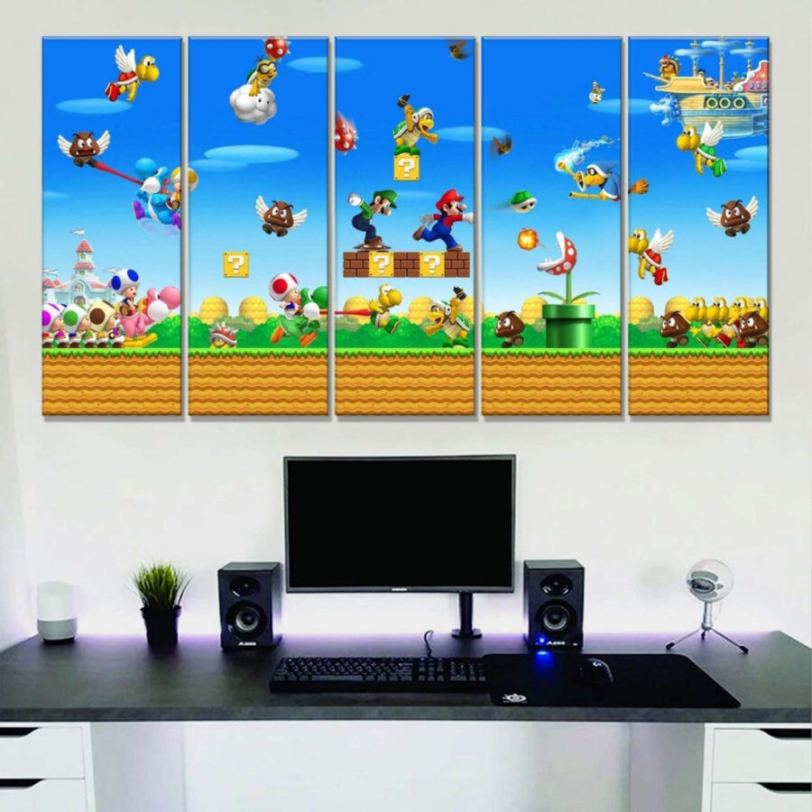 Super Mario 13 Leinwandbilder – Bild 2