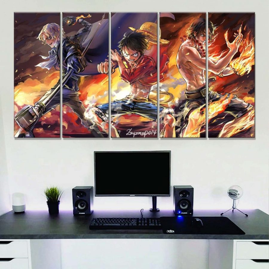 One Piece Alle Charaktere 15 Leinwandbilder – Bild 2