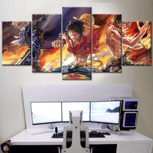 One Piece Alle Charaktere 15 Leinwandbilder