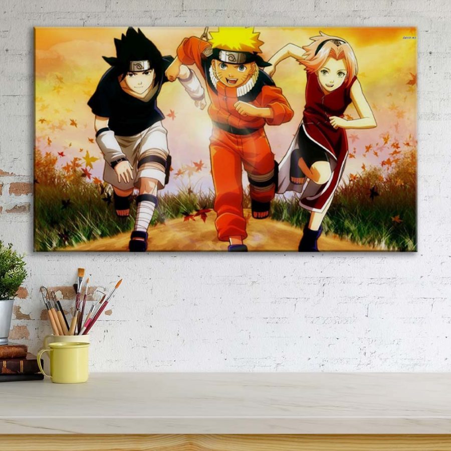 Naruto Alle Charaktere 18 Leinwandbilder – Bild 3