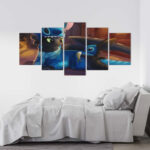 Disney Stitch und Ohnezahn 3 Leinwandbilder