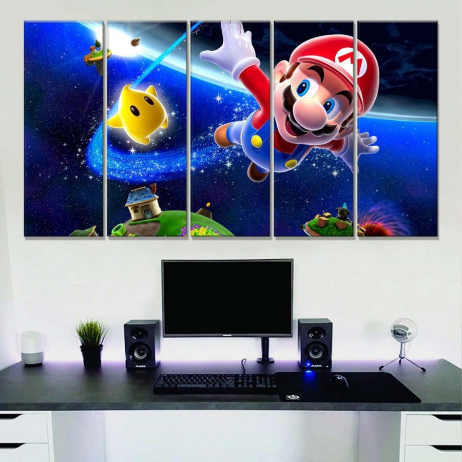 Mario Fly Super Mario 18 Leinwandbilder – Bild 2