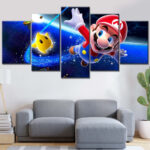 Mario Fly Super Mario 18 Leinwandbilder