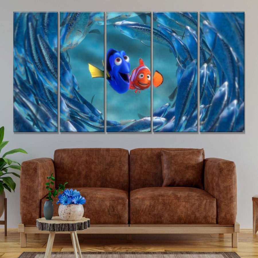 Findet Nemo Figuren 7 Leinwandbilder – Bild 2