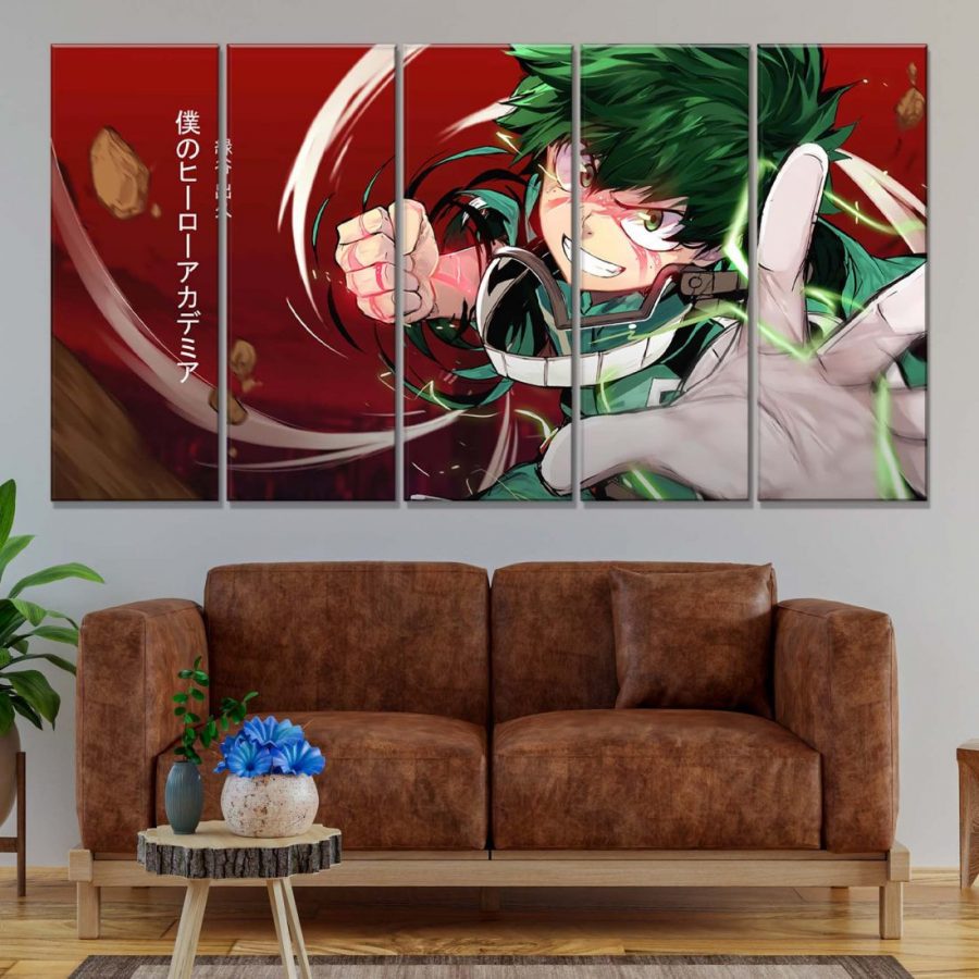 My Hero Academia Izuku Midoriya Leinwandbilder – Bild 2