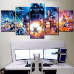 Star Wars Alle Charaktere 25 Leinwandbilder
