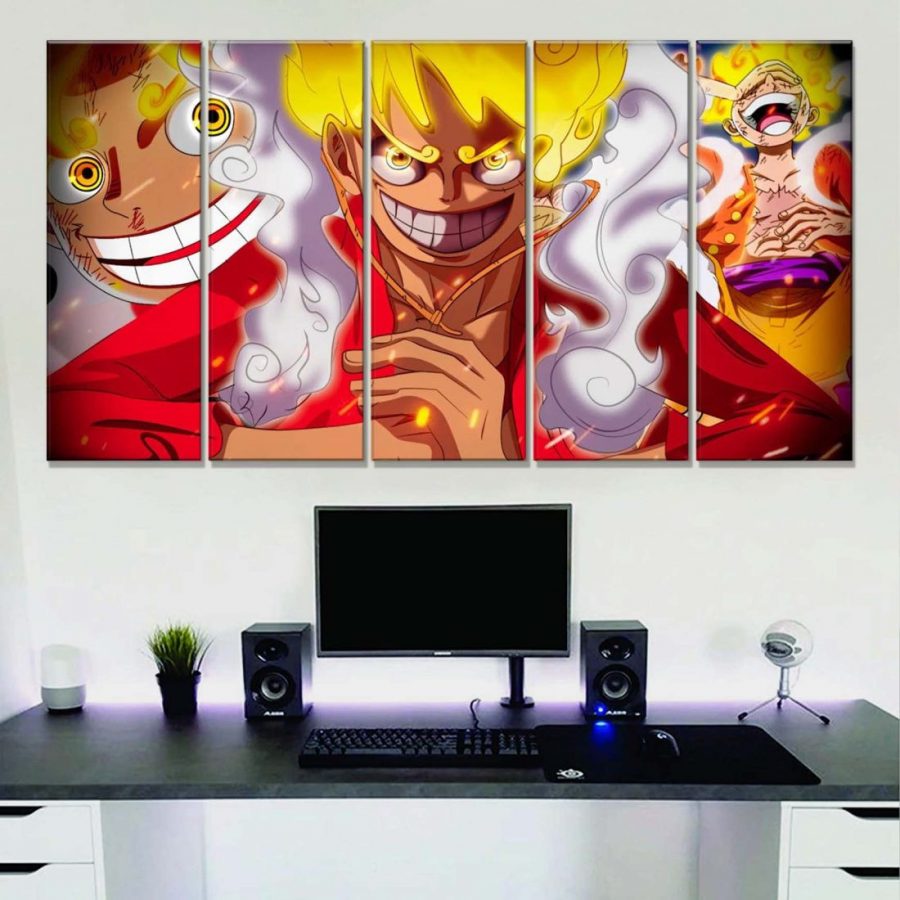 One Piece Monkey D. Luffy Gear 5 18 Leinwandbilder – Bild 2