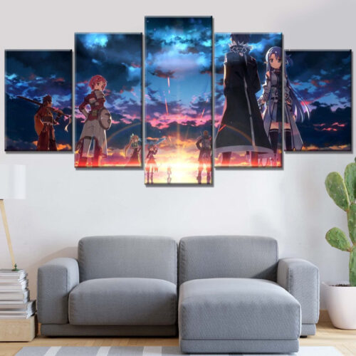 Sword Art Online Alle Charaktere 32 Leinwandbilder
