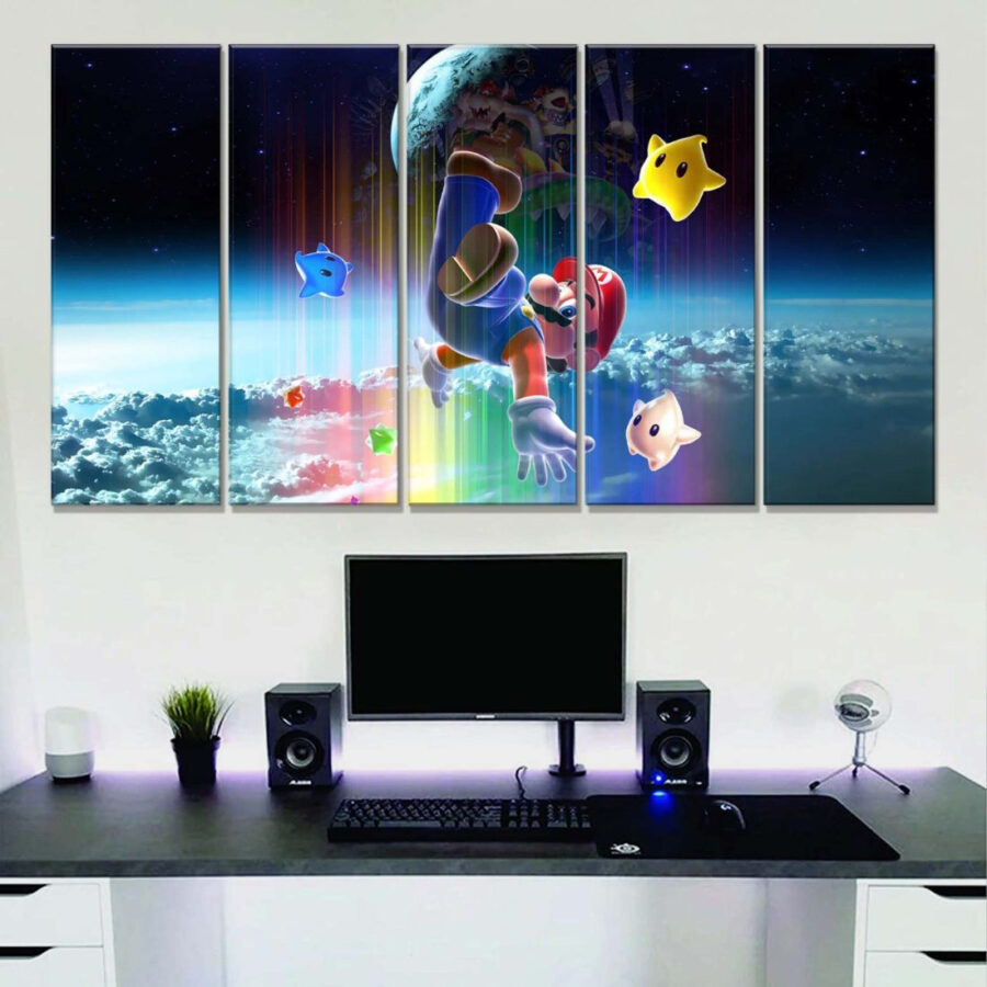 Mario Fly Super Mario 14 Leinwandbilder – Bild 2