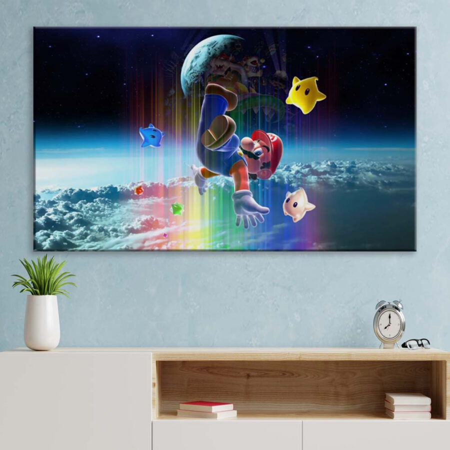 Mario Fly Super Mario 14 Leinwandbilder – Bild 3