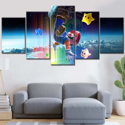 Mario Fly Super Mario 14 Leinwandbilder
