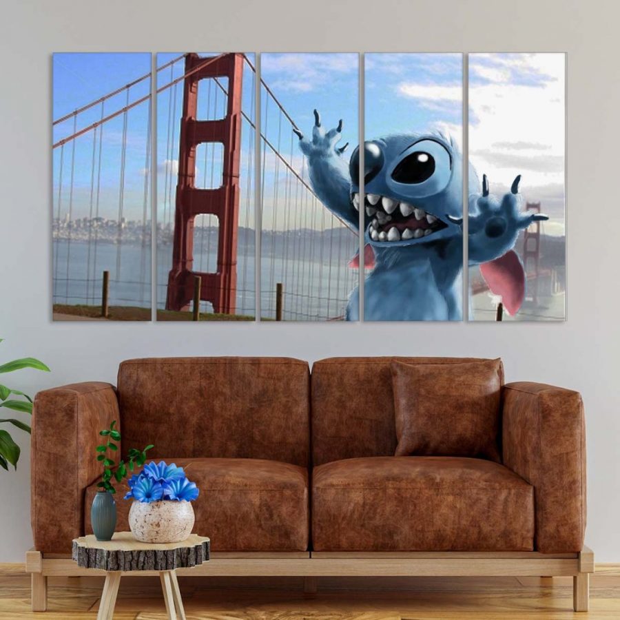 Disney Stitch 3 Leinwandbilder – Bild 2
