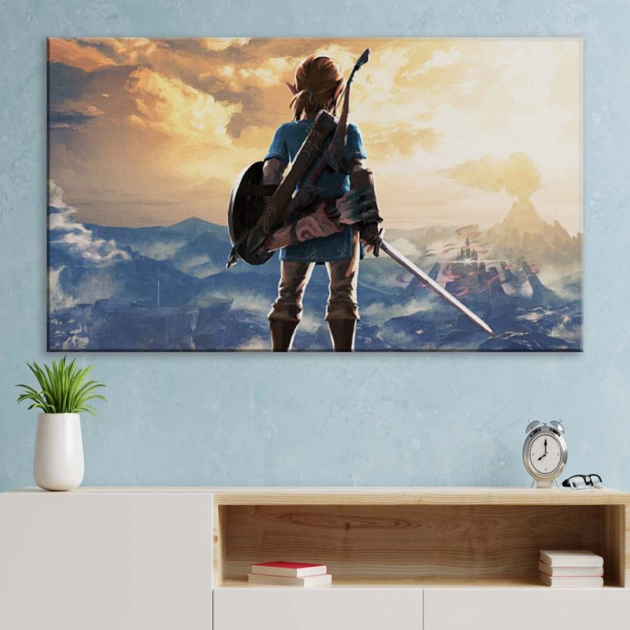 Link The Legend of Zelda 2 Leinwandbilder – Bild 3