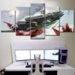 Millennium Falcon Space Star Wars 2 Leinwandbilder