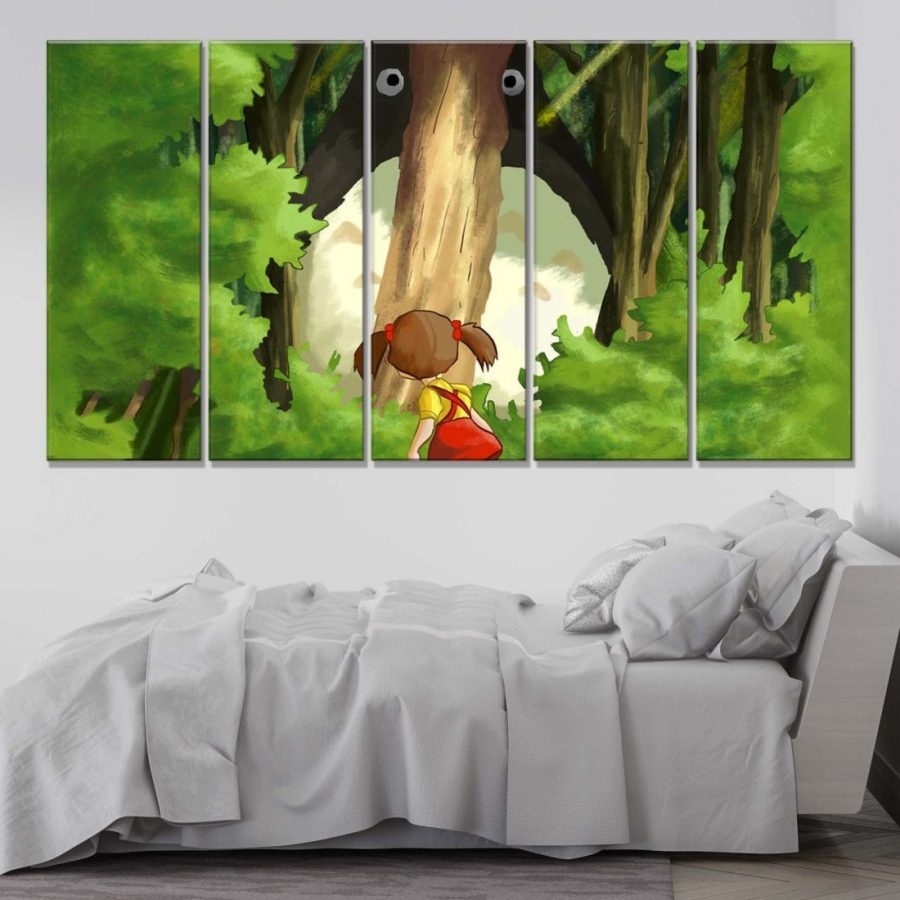 Mein Nachbar Totoro Alle Charaktere 31 Leinwandbilder – Bild 2