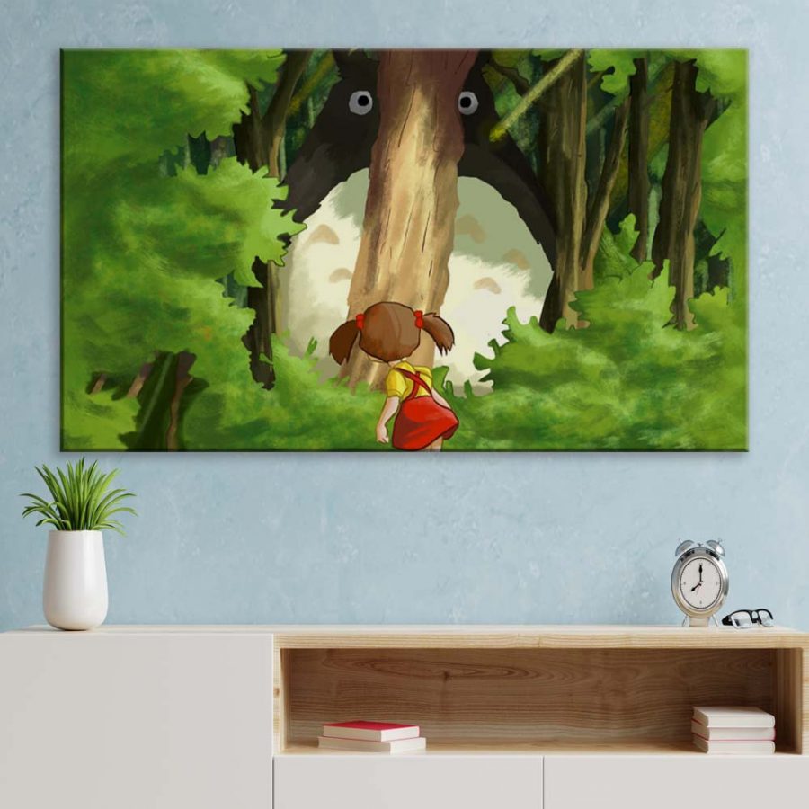 Mein Nachbar Totoro Alle Charaktere 31 Leinwandbilder – Bild 3