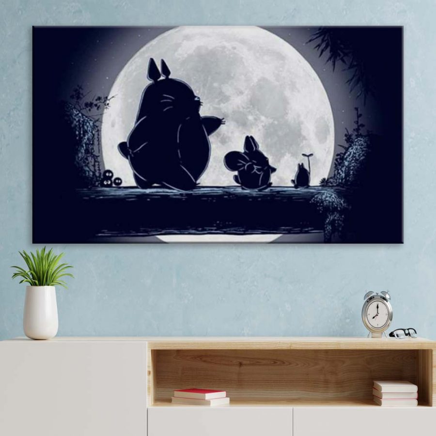 Mein Nachbar Totoro Alle Charaktere 35 Leinwandbilder – Bild 3