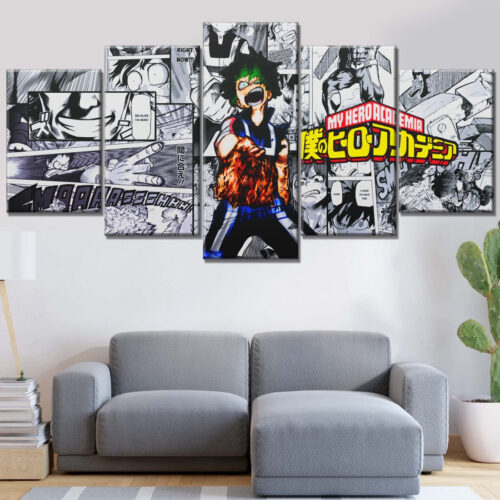 My Hero Academia Izuku Midoriya 5 Leinwandbilder