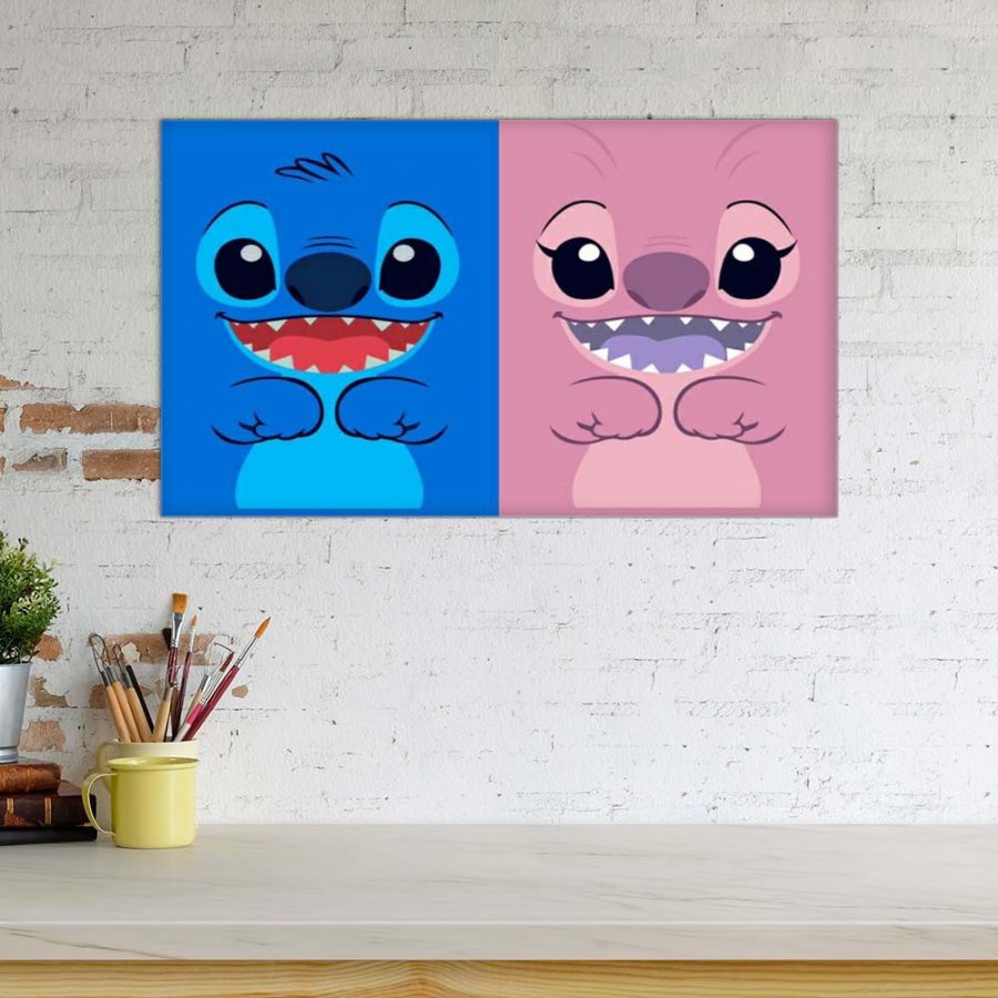 Disney Stitch and Angle 7 Leinwandbilder – Bild 3