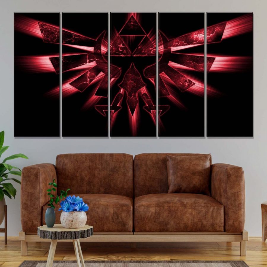 The Legend of Zelda Triforce 7 Leinwandbilder – Bild 2