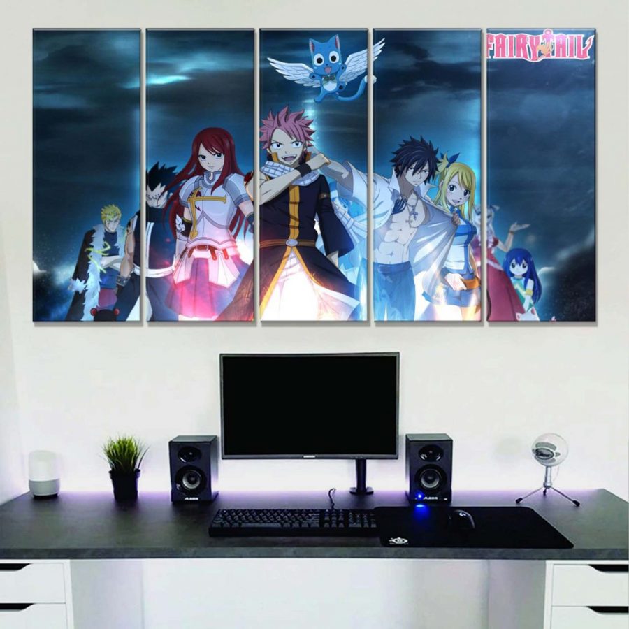 Fairy Tail Alle Charaktere 12 Leinwandbilder – Bild 2