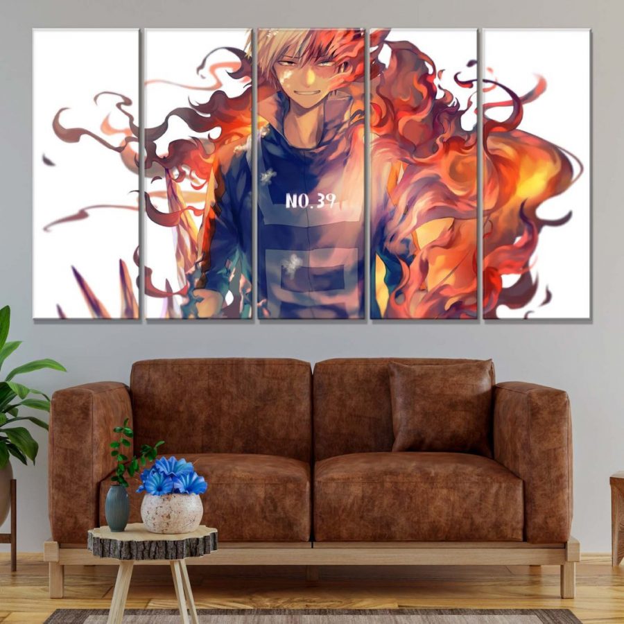 My Hero Academia Shoto Todoroki Leinwandbilder – Bild 2
