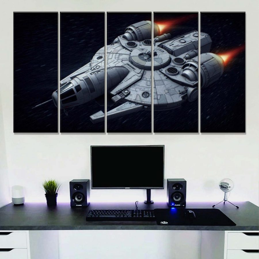 Millennium Falcon Star Wars 4 Leinwandbilder – Bild 2
