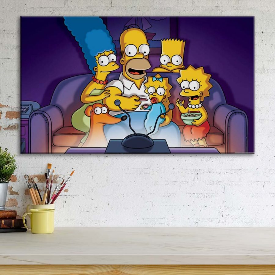 Die Simpsons 3 Leinwandbilder – Bild 3