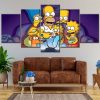 Die Simpsons 3 Leinwandbilder