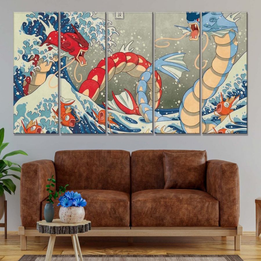 Pokemon Alle Charaktere 4 Leinwandbilder – Bild 2