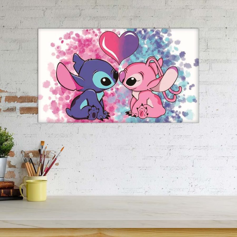 Disney Stitch and Angle 4 Leinwandbilder – Bild 3